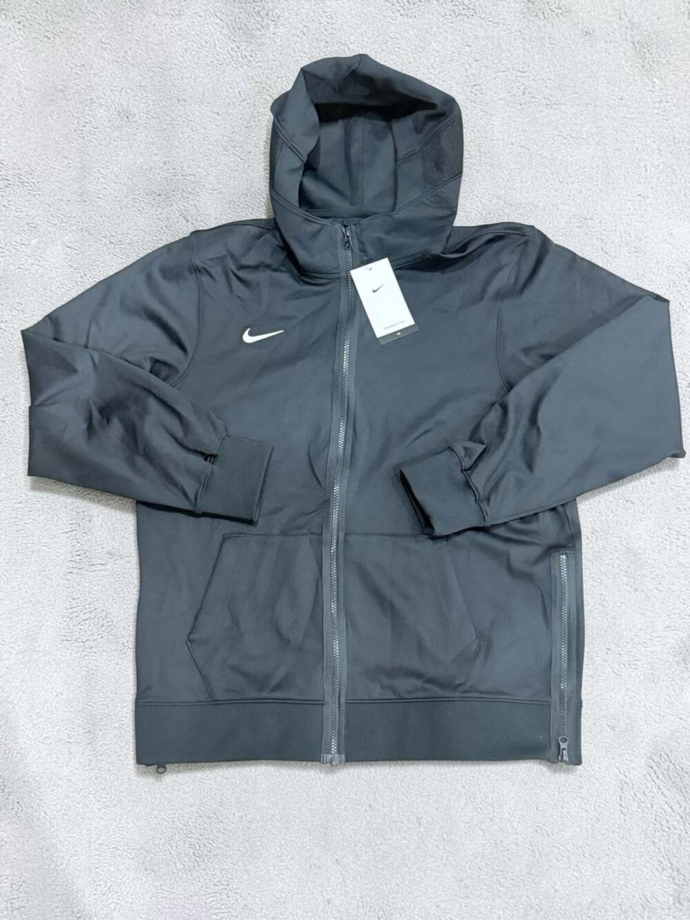 Nike Dri-FIT Showtime Women's Full-Zip Basketball Hoodie Black XL NWT